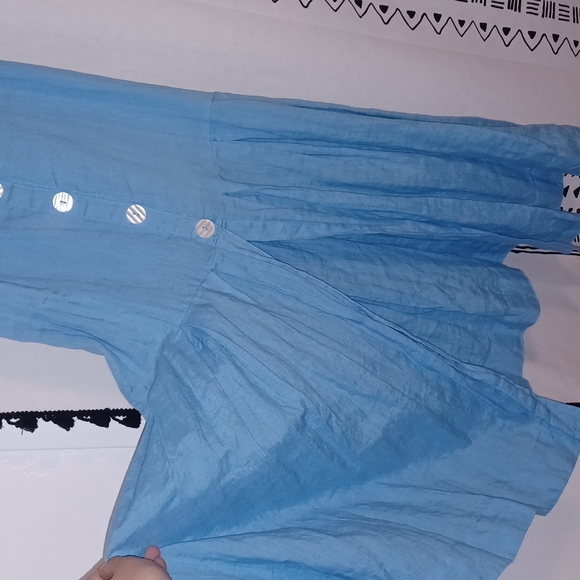 Free People Robin Egg Blue Maxi Size S - Picture 6 of 11